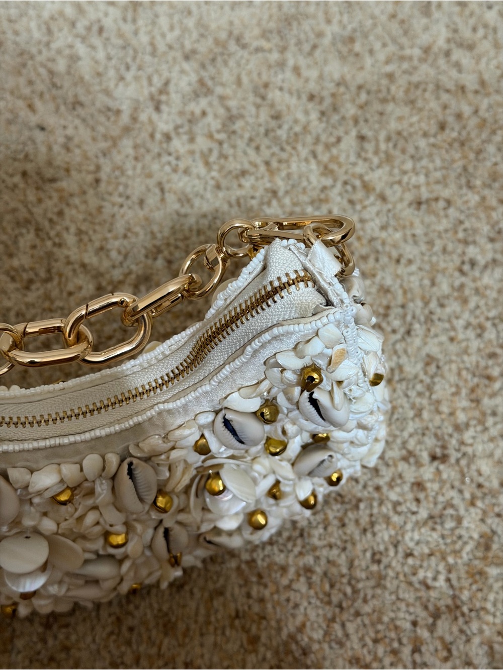 Handcrafted Ivory Shell-Embellished Purse - Picture 10 of 10